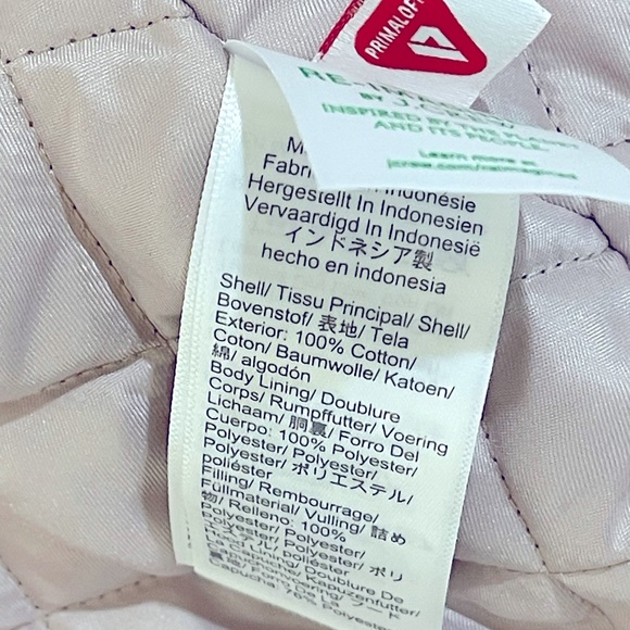 J.Crew Perfect Parka, NWOT ivory jacket with removable hood, size large - Picture 10 of 11